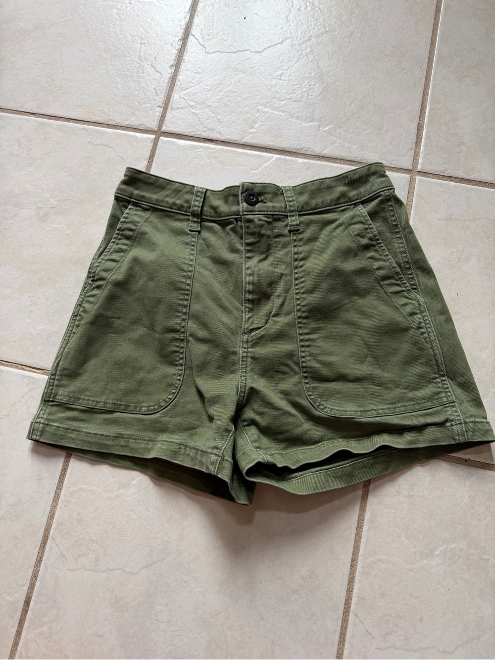 Madewell Olive Green Shorts
